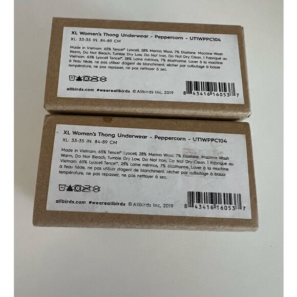 2-Pack Allbirds Trino Thong Underwear - Picture 3 of 3